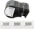 Brady FreezerBondz™ Polyester Pre-Sized Labels for Label Printer BMP51/BMP53/M511-180 Self Adhesive Printer Labels - Black on White (44,45 mm (W) x 25,40 mm (H)) - M5-125-490 by BradyCorp