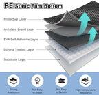 60” x 75” Waterproof Chair Mat for Hardwood, Office Chair Mat for Rolling Chair, Desk Mat for Hardwood Floor, Floor Mat for Home Office, Anti-Slip PVC Floor Protector for Gaming Room - Image 5