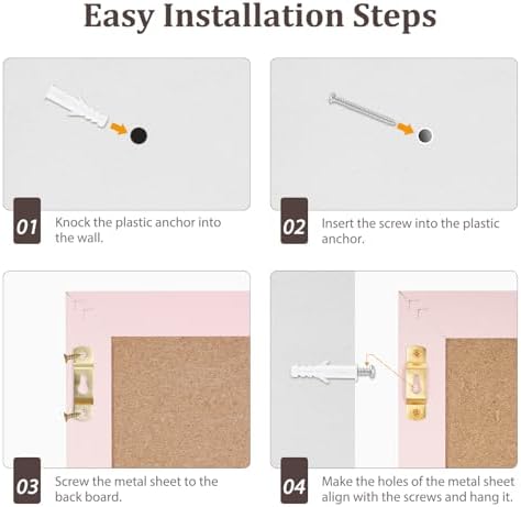 DOLLAR BOSS Bulletin Boards with Linen, 36"x24" White Cork Board, Pink - Image 5