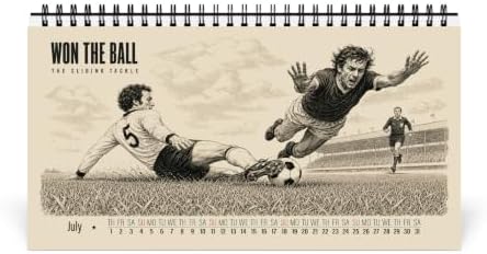 Soccer Art & History – 2027 Art Calendar | Vintage American Soccer Desktop Calendar | Best Gift for Sports Fans - Image 7