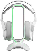 Mars Gaming MHHXW Gaming Headset Stand, RGB Flow, 2X USB 2.0, White - Image 4