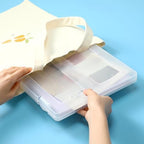 Outus 15 Pieces A4 File Box Paper Photo Storage Box Document Organizer - Image 3