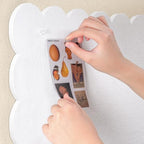 Scalloped Bulletin Board 36x24 inches, Decorative Felt Pin Board for Wall - Image 7