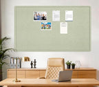 Extra Large Bulletin Board 96" x 48", Felt Pin Board, Sage Green - Image 2