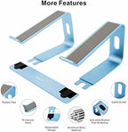 Laptop Stand,Ergonomic Aluminum Laptop Mount Computer Stand,Detachable Laptop Riser,Notebook Holder Stand,All 10-17.3" Laptops (Sky Blue) - Image 4