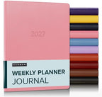 Harbor Weekly Journal Notebook Planner 2027 Cambridge Flamingo by Harbor
