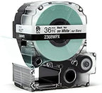 Epson LABELWORKS 236BWPX Label Tape - Black on White - 1.5" (36mm), 30ft - Image 6