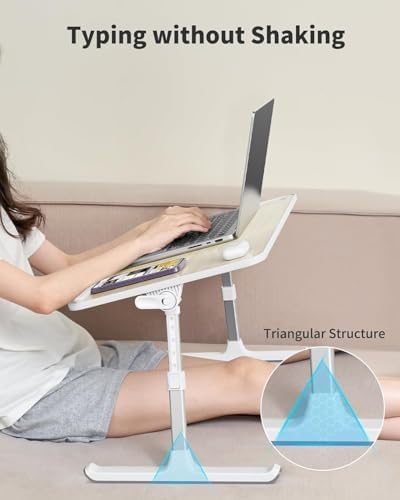 Laptop Desk for Bed, SAIJI Lap Desks Bed Trays for Eating Writing - Image 3