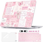 Pink Aesthetic Case for 2022-2026 MacBook Air 13.6 Inch M5/M4/M3/M2 by Unknown