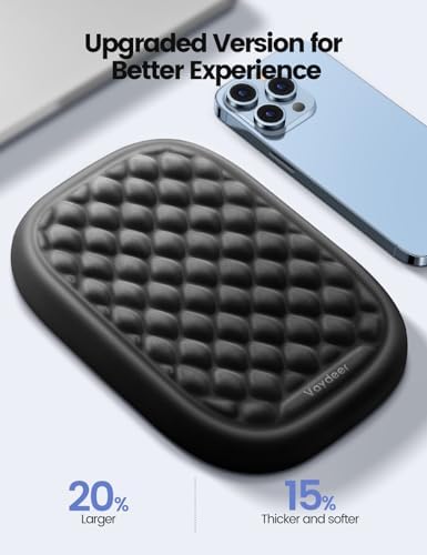 Vaydeer Ergonomic Mouse Pad with Wrist Rest and 2 Pcs Elbow Rest Pads - Image 4