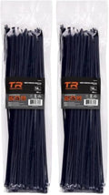 TR Industrial Multi-Purpose UV Resistant Black Cable Ties, 14 inches, 200 Pack by TRIndustrial