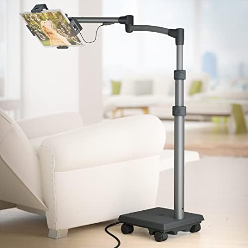 Levo G2 Commercial Rolling Tablet Stand, 60W USB-C Charging Medical Cart by LEVO