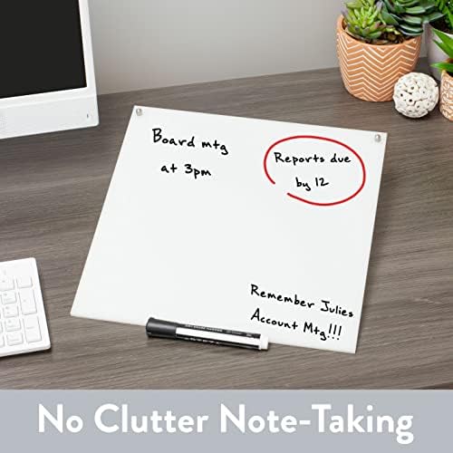 Desk Dry Erase Board with Erasable Marker, Angled Writing Tablet - Image 2