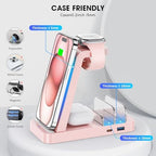 GAUOLN Wireless Charger for iPhone - 5 in 1 Charging Station for Multiple Devices Apple: Wireless Charging Stand Dock for iPhone 17 16e 16 15 14 13 12 Pro Max Apple Watch Airpods - Image 6