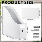 Thenshop 12 Pcs Scrapbook Paper Storage with Tabs, 12 x 12 Inch - Image 2