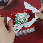 Time Piece Calendar 2027 3D Art Christmas Tree Calendar with LED, Tear-Away Desk Calendar for Record, Planner & Habit Tracker, DIY Paper Carving Gift for Christmas Housewarming Desktop Decoration - Image 2