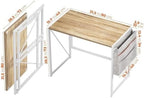 31.5" Folding Computer Desk with Headphone Hook & Storage Bag - Image 3