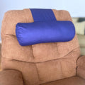 Recliner Pillow for Lumbar, Neck, and Cervical Support, Sleep, Couch, Office Chair, Headrest, Weighted, No Velcro Required, (Navy Blue) by EOTWellness