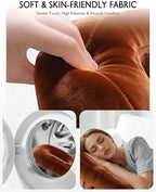 Miledi Tablet Pillow Stand for Bed with Detachable Snack Bowl, Terracotta - Image 7