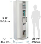 Sauder HomePlus Storage Cabinet/ Pantry cabinets, Soft White finish - Image 3
