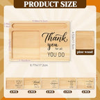 20 Pcs Back to School Teacher Appreciation Gifts Bulk Wooden Sticky Note Holder Motivational Thank Your Gift Inspirational Sticky Notes for Teacher Back to School (Diverse) - Image 2