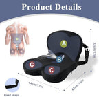 Seat Cushion with Lumbar Support Pillow, Back and Seat Cushion for Office - Image 2