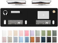 YSAGi Leather Desk Protector, Office Mat, Large Mouse Mat, Non-Slip PU Leather Blotter, Laptop Desk Mat, Waterproof Writing Pad for Office and Home(Black, 63" x 17.2") by YSAGi
