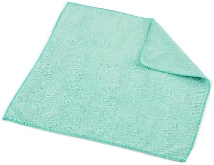 COASTWIDE Microfiber Cloths, 16" x 16", Green, 48/Pack (CW52878-4PK-VB) by CoastwideProfessional