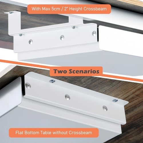 Under Desk Drawer 21" with 4 Divider Trays, Storage Drawer Organizer - Image 4