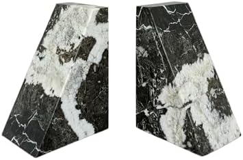 Natural Black Marble Bookend 6" by UrbanFocal