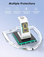 Charging Station for iPhone and Apple Watch: 3 in 1 Wireless Phone Charger Stand for iPhone 17 16 15 14 13 12 11 Pro Max & AirPods, Bedside Nightstand Docking - Image 6