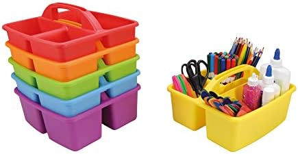 EAI Education Classroom Supply Caddies: Assorted Colors - Set of 6 - Image 2