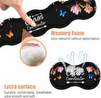 Ergonomic Keyboard Wrist Rest & Mouse Pad Wrist Rest Set, Chaos Coordinator Quote Vintage Watercolor Floral Large Gaming Desk Mat 31.5"x 11.8" with Memory Foam, Easy Typing Pain Relief for Home Office - Image 6