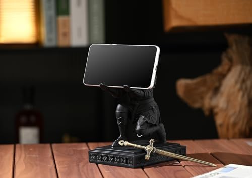 Medieval Warrior Knight Pen Holder Fun Desk Accessories Paperweight Blak - Image 7