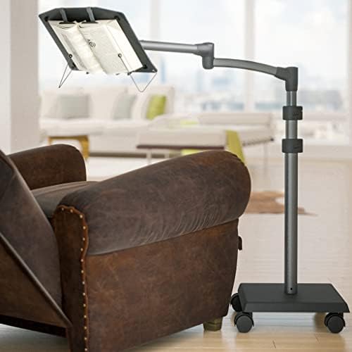 LEVO G2 Adjustable Book Floor Stand, Hands-Free Reading Holder with Wheels by LEVO