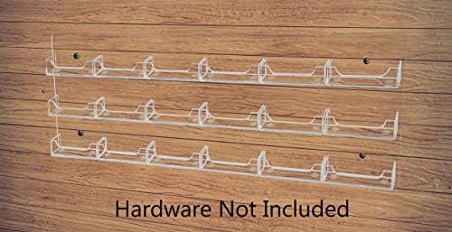 Marketing Holders Wall Business Card Holder with Hanging Hardware for 3.5" x 2" Contact and Appointment Cards Clear Acrylic 18 Slot Display for Reception Areas and Hotels No Assembly - Image 2