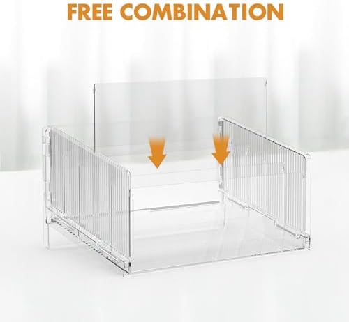 File Sorter Organizer, 5 Sections Acrylic Letter Tray 2 Pack - Image 6