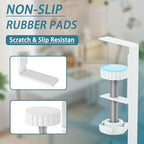 2Pack Under Desk Cable Management Tray, No Drill Mesh Desk Cable Tray - Image 4