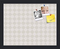 PinPix 15x12 inch Cork Bulletin Board. This Decorative Framed Pin Board Comes with Diamond Pattern in Shades of Grey Design and Satin Black. Ideal for Home, Office Decor or School (PinPix-373) by PinPixBulletinBoards