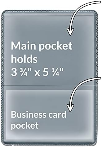 StoreSMART® - Silver-Back Auto Insurance & ID Card Holders - 200 Pack - RFS20-S200 - Image 2