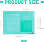 GLOBLELAND Green Acrylic Dry Erase Board 15.7"x11.8" Tabletop Whiteboard with Stand to Do List Planner Board Office Supplie Daily to Do List for Work Personal Organized Home Office - Image 2