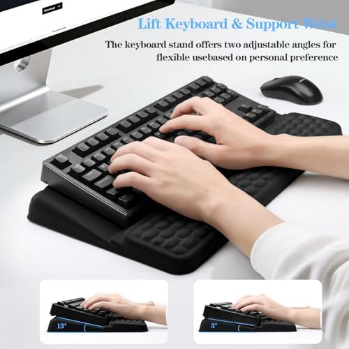 Ergonomic Keyboard Stand with Wrist Rest, Computer Wrist Support Pad - Image 4