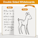 Portable Small White Board 5"x8" for Students, Personal Whiteboard Mini Lightweight Double Sided, Dry Erase Board for Kids Classroom, Individual Lapboards for Teaching with Eraser and Marker (36 Pack) - Image 4