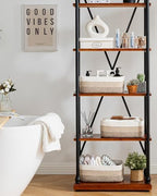 KALLAX Small Woven Storage Basket for Organizing, 13.5x9.5x5 inches, 3 Pack - Image 6