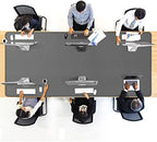 CENNBIE MAX200 78.7" x 39.4" Leather Desk Mat, Extra Large Desk Pad Blotter Protector, Extended Table Pad, Waterproof PU Leather Desk Mat on top of desks Large for Office and Home (Grey) - Image 5