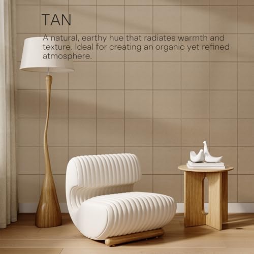 MaxGear Felt Bulletin Board 48" x 36", Tan Felt Wall Tiles Wall Decor - Image 6