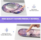 Large Desk Mat, Gaming Mouse Pad Desk Pad, Mousepad + Keyboard Wrist Rest - Image 5