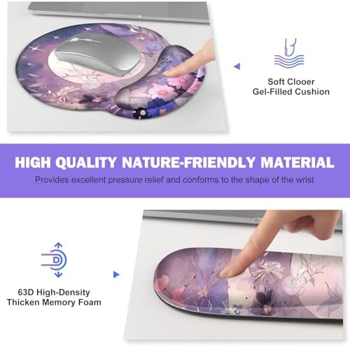 Large Desk Mat, Gaming Mouse Pad Desk Pad, Mousepad + Keyboard Wrist Rest - Image 5