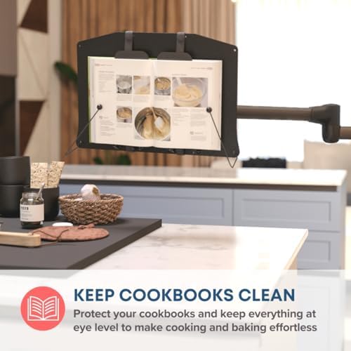 LEVO G2 Adjustable Book Floor Stand, Hands-Free Reading Holder with Wheels - Image 6