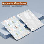 CISSOOK for MacBook Air 13.6 inch Case M2 M3 M4 M5 Blue Bow - Image 2